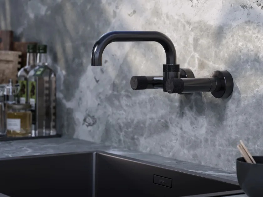 Wall-mounted taps